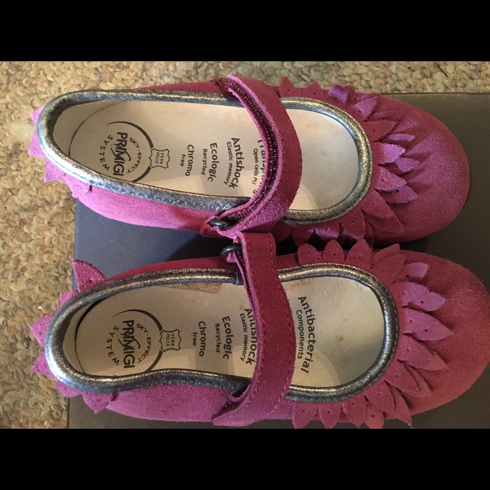 NWT Primigi Girls Suede mary Jane Size 9